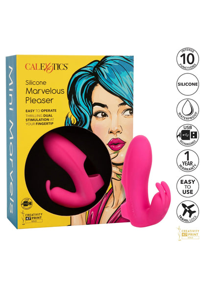 Bestel: Mini Marvels Silicone Marvelous Pleaser vibrator by CalExotics - bij Happytoys: de erotische sex webshop | liever Happy dan Easy ⭐⭐⭐⭐⭐