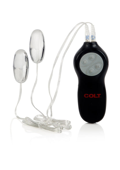 Bestel: COLT Twin Turbo Bullets Double Vibrator by CalExotics - bij Happytoys: de erotische sex webshop | liever Happy dan Easy ⭐⭐⭐⭐⭐ - Default Title - 13244 - SILVER