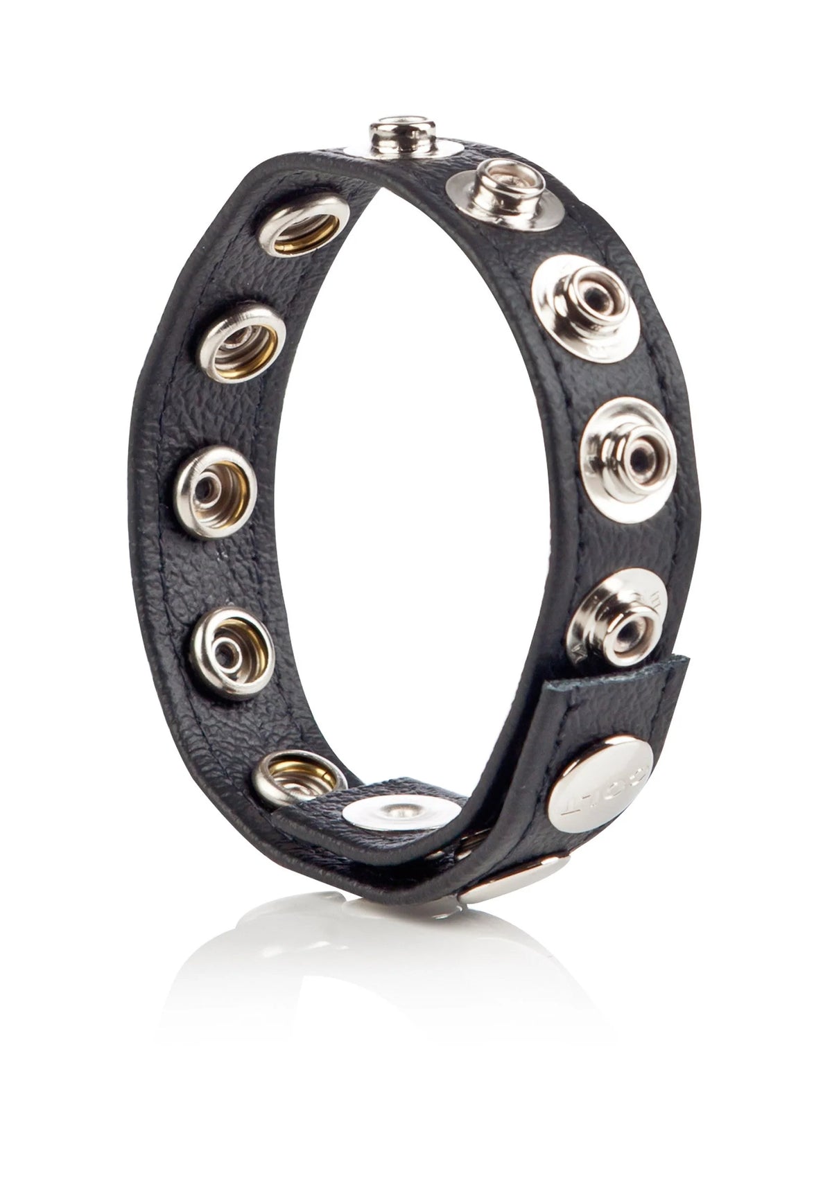 Bestel: COLT Leather C/B Strap 8 - Snap Fastener by CalExotics - bij Happytoys: de erotische sex webshop | liever Happy dan Easy ⭐⭐⭐⭐⭐ - Default Title - 13268 - BLACK