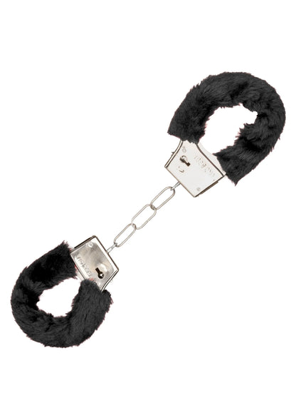 Bestel: Playful Furry Cuffs by CalExotics - bij Happytoys: de erotische sex webshop | liever Happy dan Easy ⭐⭐⭐⭐⭐ - Zwart - 13375 - BLACK