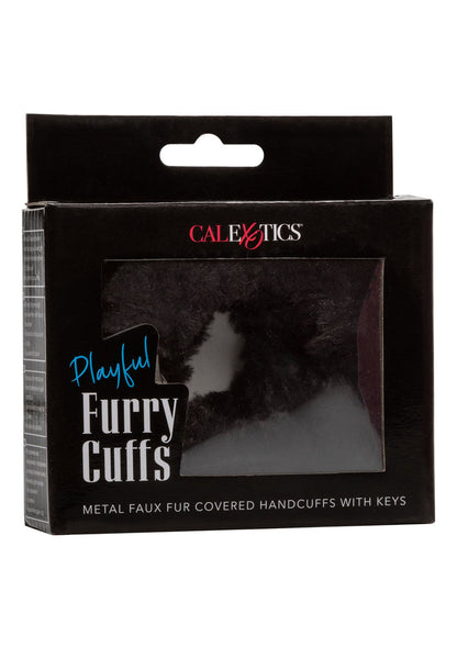 Bestel: Playful Furry Cuffs by CalExotics - bij Happytoys: de erotische sex webshop | liever Happy dan Easy ⭐⭐⭐⭐⭐
