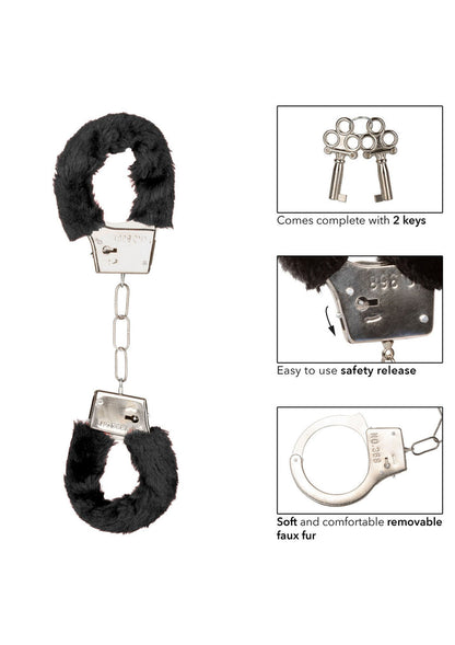 Bestel: Playful Furry Cuffs by CalExotics - bij Happytoys: de erotische sex webshop | liever Happy dan Easy ⭐⭐⭐⭐⭐