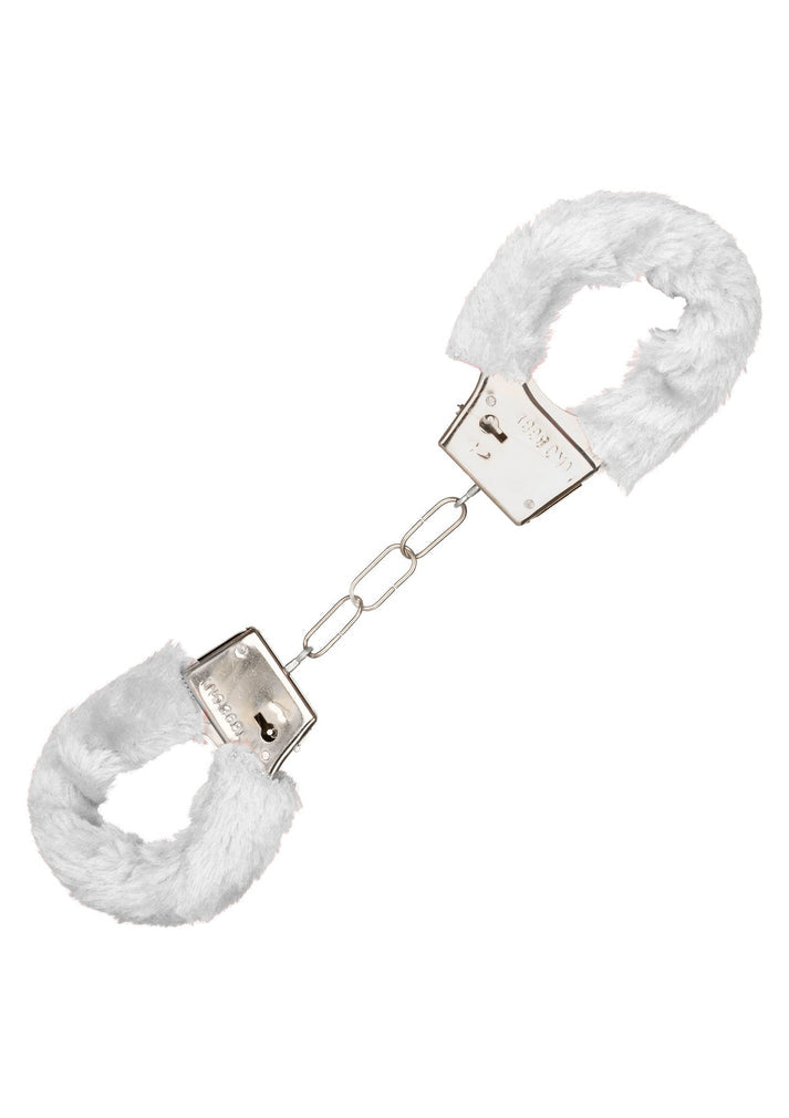 Bestel: Playful Furry Cuffs by CalExotics - bij Happytoys: de erotische sex webshop | liever Happy dan Easy ⭐⭐⭐⭐⭐ - Wit - 13375 - WHITE
