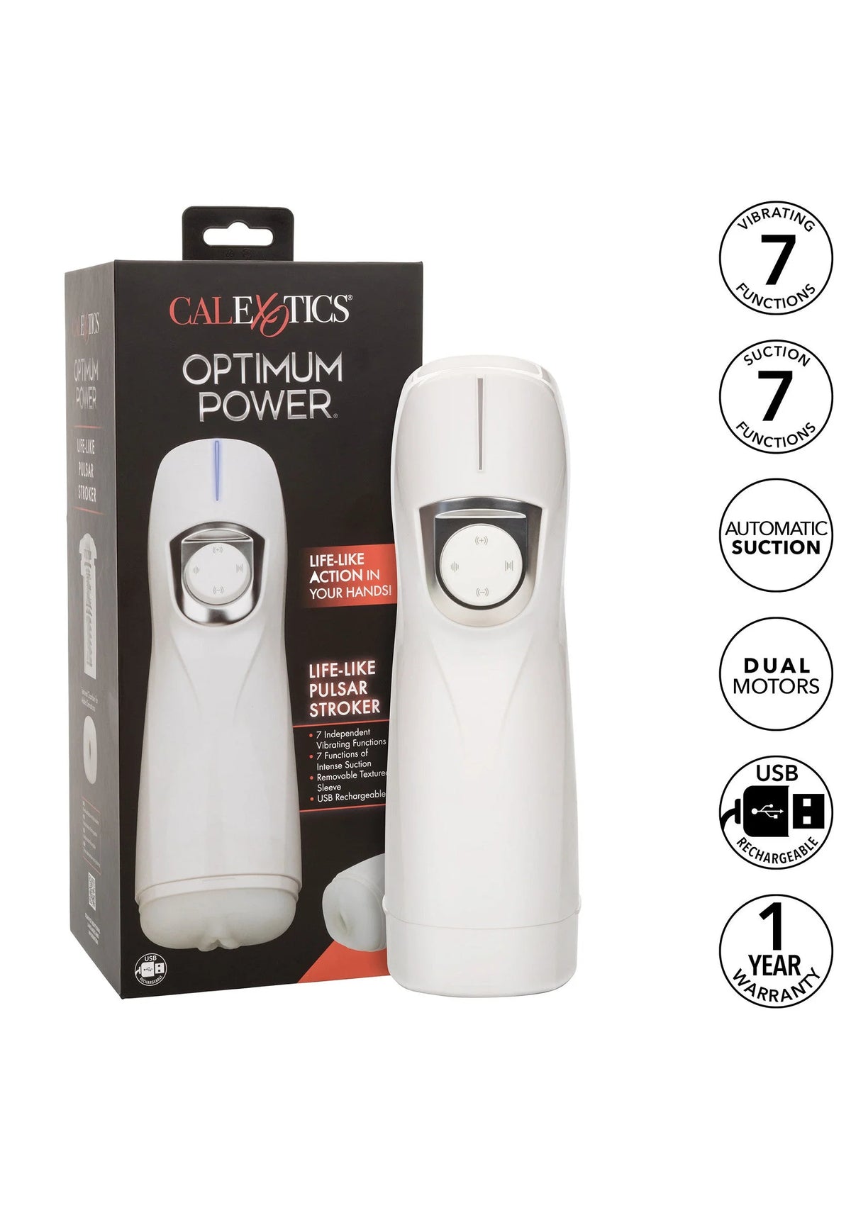 Bestel: Lifelike Pulsar Stroker by CalExotics - bij Happytoys: de erotische sex webshop | liever Happy dan Easy ⭐⭐⭐⭐⭐