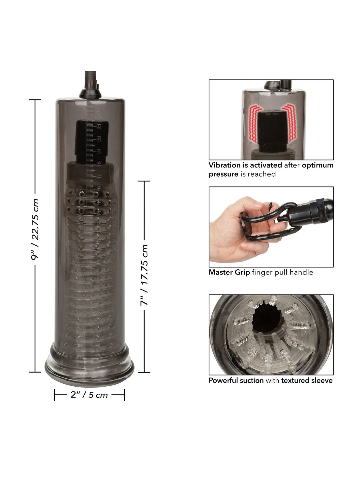 Bestel: Optimum Series Vibro Air Pump by CalExotics - bij Happytoys: de erotische sex webshop | liever Happy dan Easy ⭐⭐⭐⭐⭐