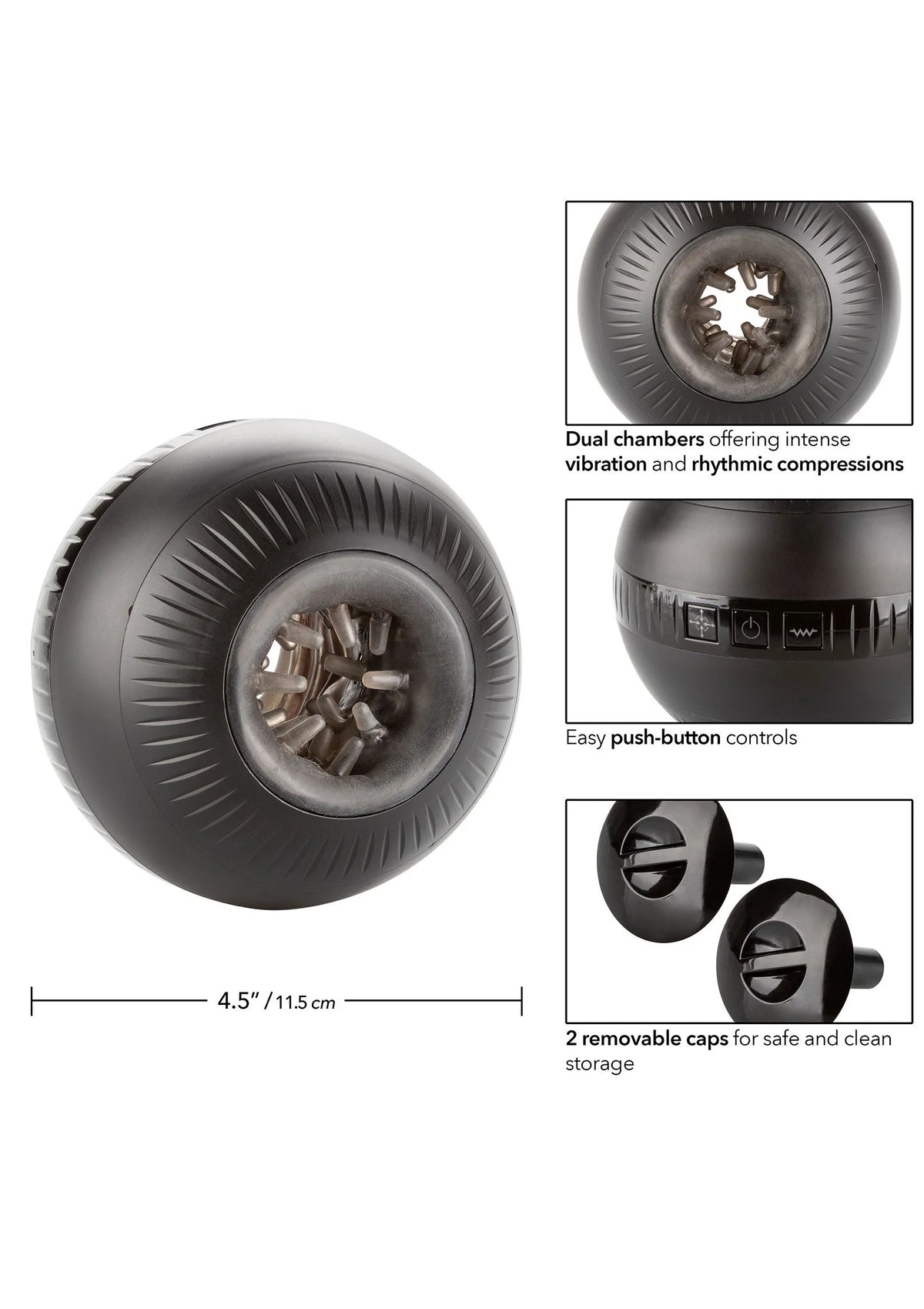 Bestel: Optimum Power Masturball by CalExotics - bij Happytoys: de erotische sex webshop | liever Happy dan Easy ⭐⭐⭐⭐⭐