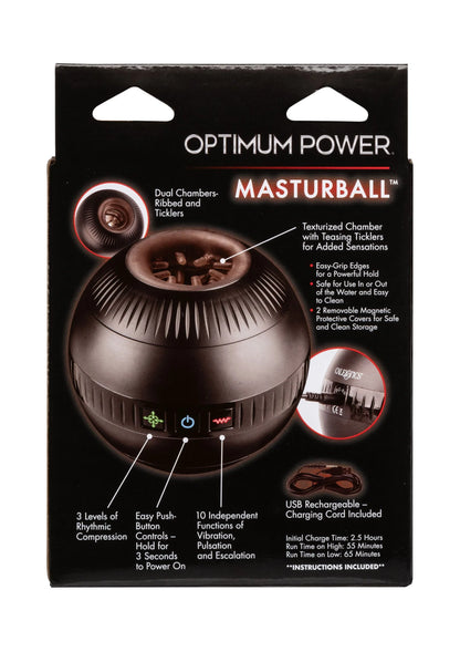 Bestel: Optimum Power Masturball by CalExotics - bij Happytoys: de erotische sex webshop | liever Happy dan Easy ⭐⭐⭐⭐⭐