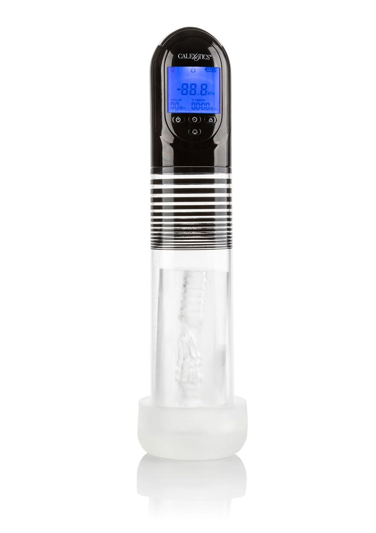 Bestel: Advanced Automatic Smart Penis Pump by CalExotics Optimum Series - bij Happytoys: de erotische sex webshop | liever Happy dan Easy ⭐⭐⭐⭐⭐ - Default Title - 13391 - CLEAR