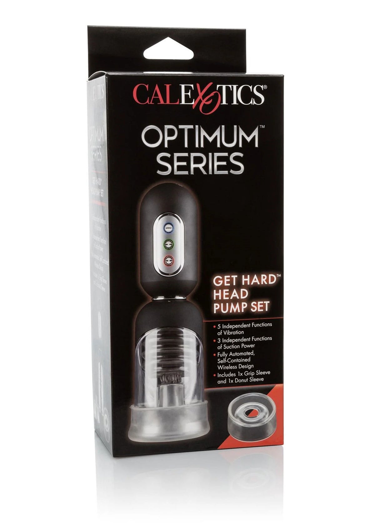 Bestel: Optimum Series Get Hard Head Pump Set by CalExotics - bij Happytoys: de erotische sex webshop | liever Happy dan Easy ⭐⭐⭐⭐⭐
