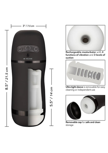 Bestel: Optimum Power Pulsar Stroker by CalExotics - bij Happytoys: de erotische sex webshop | liever Happy dan Easy ⭐⭐⭐⭐⭐
