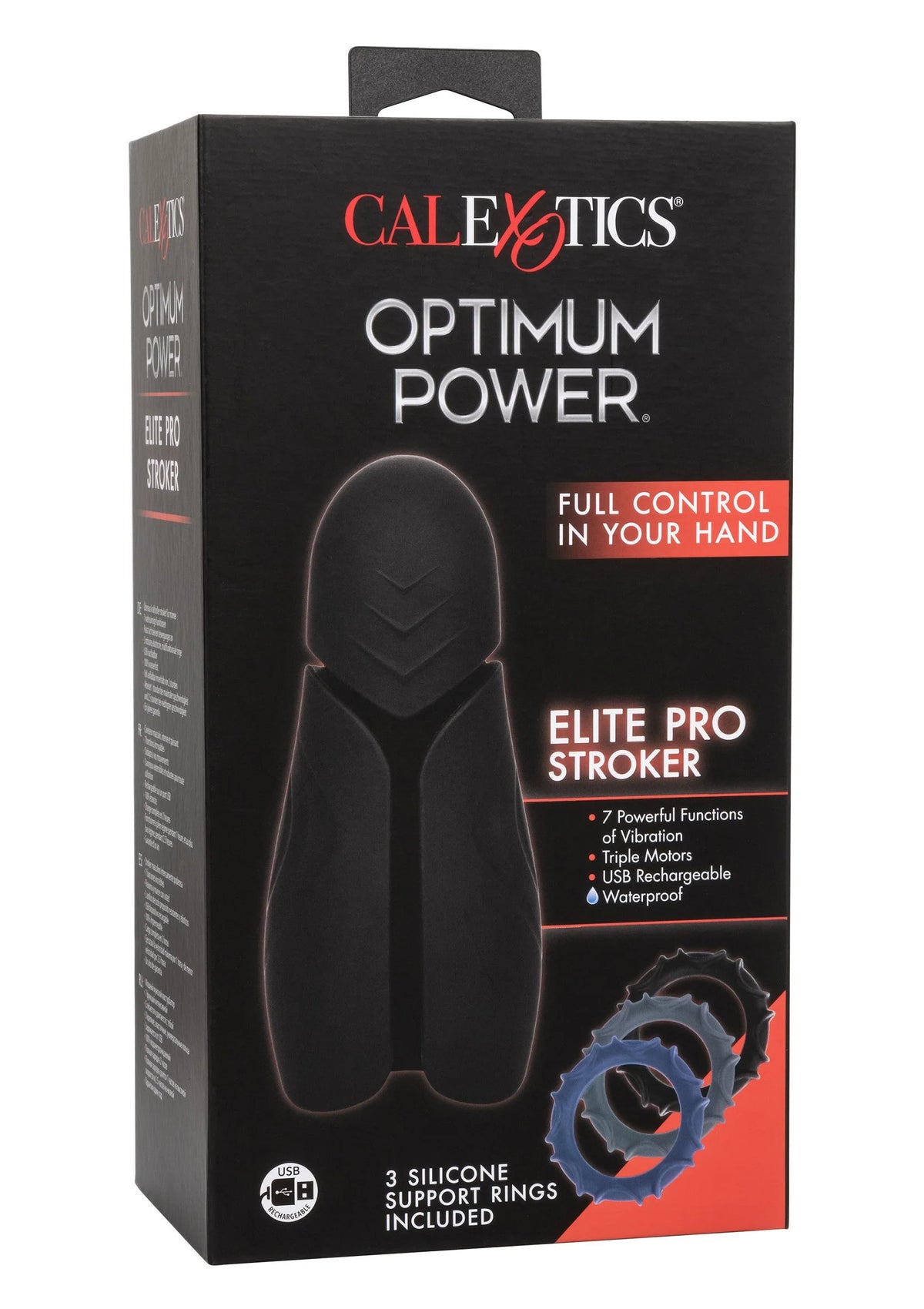 Bestel: Optimum Power Elite Pro Stroker by CalExotics - bij Happytoys: de erotische sex webshop | liever Happy dan Easy ⭐⭐⭐⭐⭐