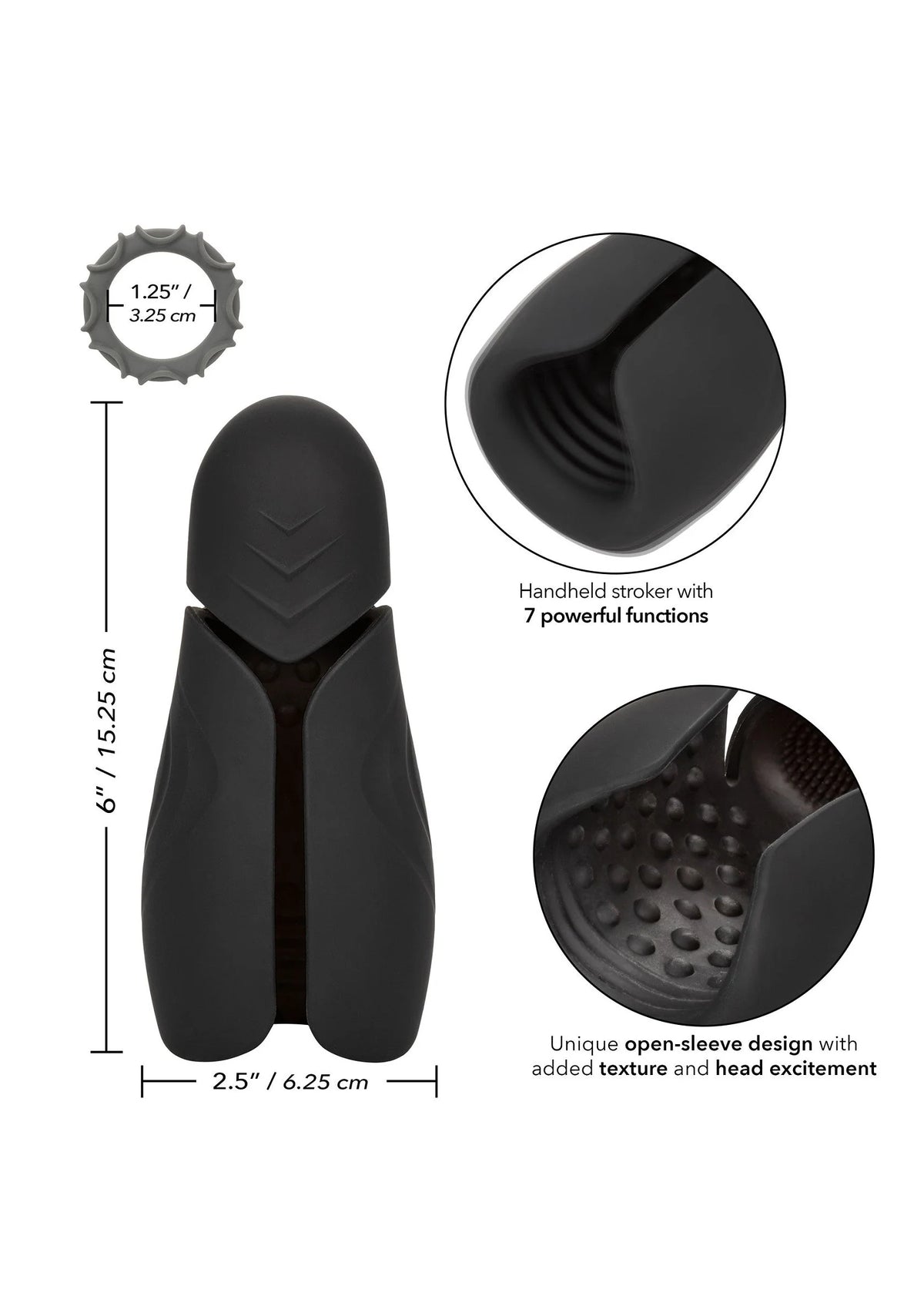 Bestel: Optimum Power Elite Pro Stroker by CalExotics - bij Happytoys: de erotische sex webshop | liever Happy dan Easy ⭐⭐⭐⭐⭐