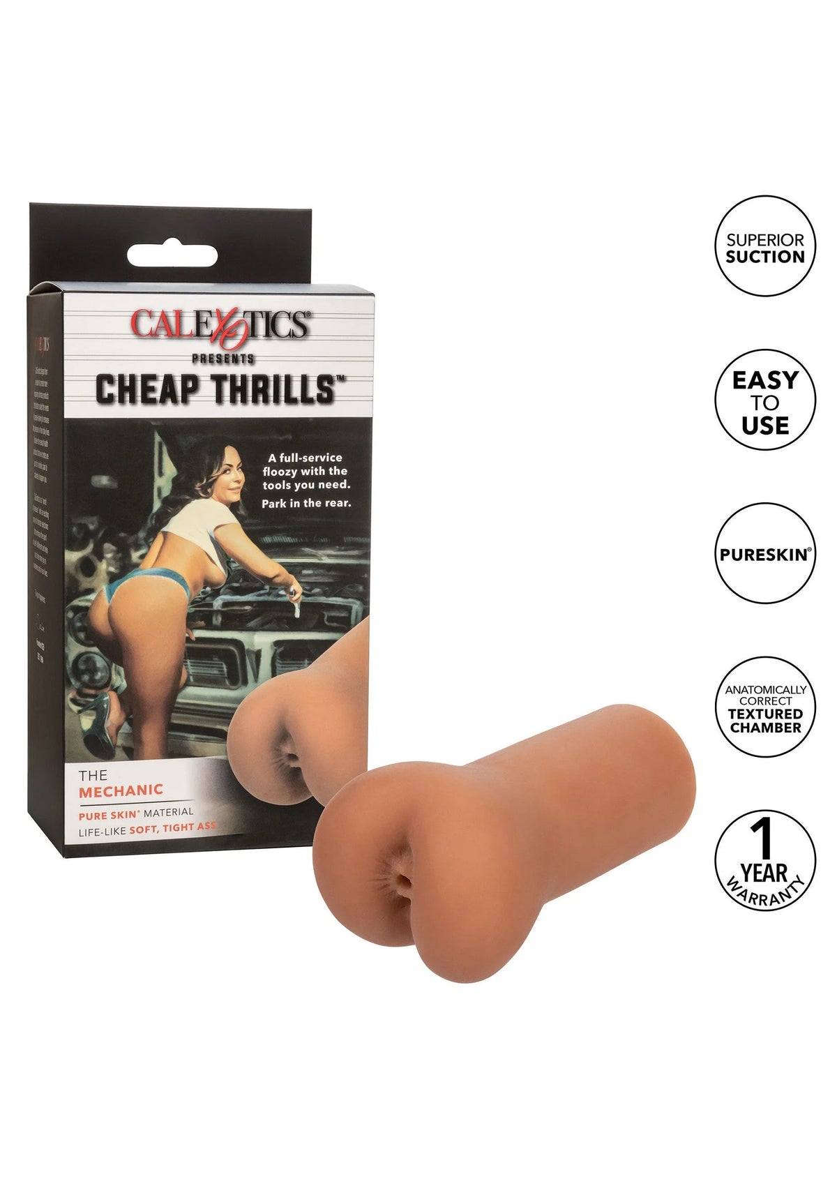 Bestel: Cheap Thrills The Mechanic Masturbator Stroker by CalExotics - bij Happytoys: de erotische sex webshop | liever Happy dan Easy ⭐⭐⭐⭐⭐