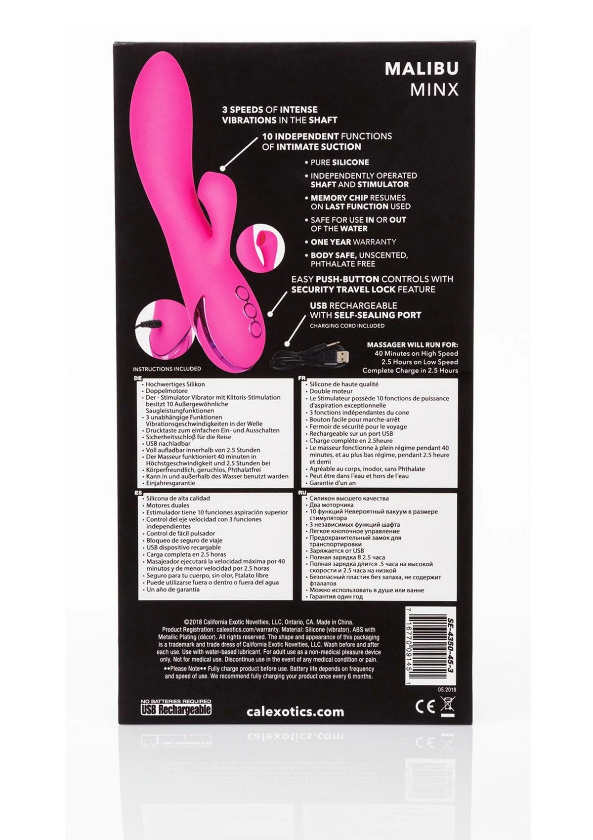 Bestel: California Dreaming Malibu Minx by CalExotics - bij Happytoys: de erotische sex webshop | liever Happy dan Easy ⭐⭐⭐⭐⭐