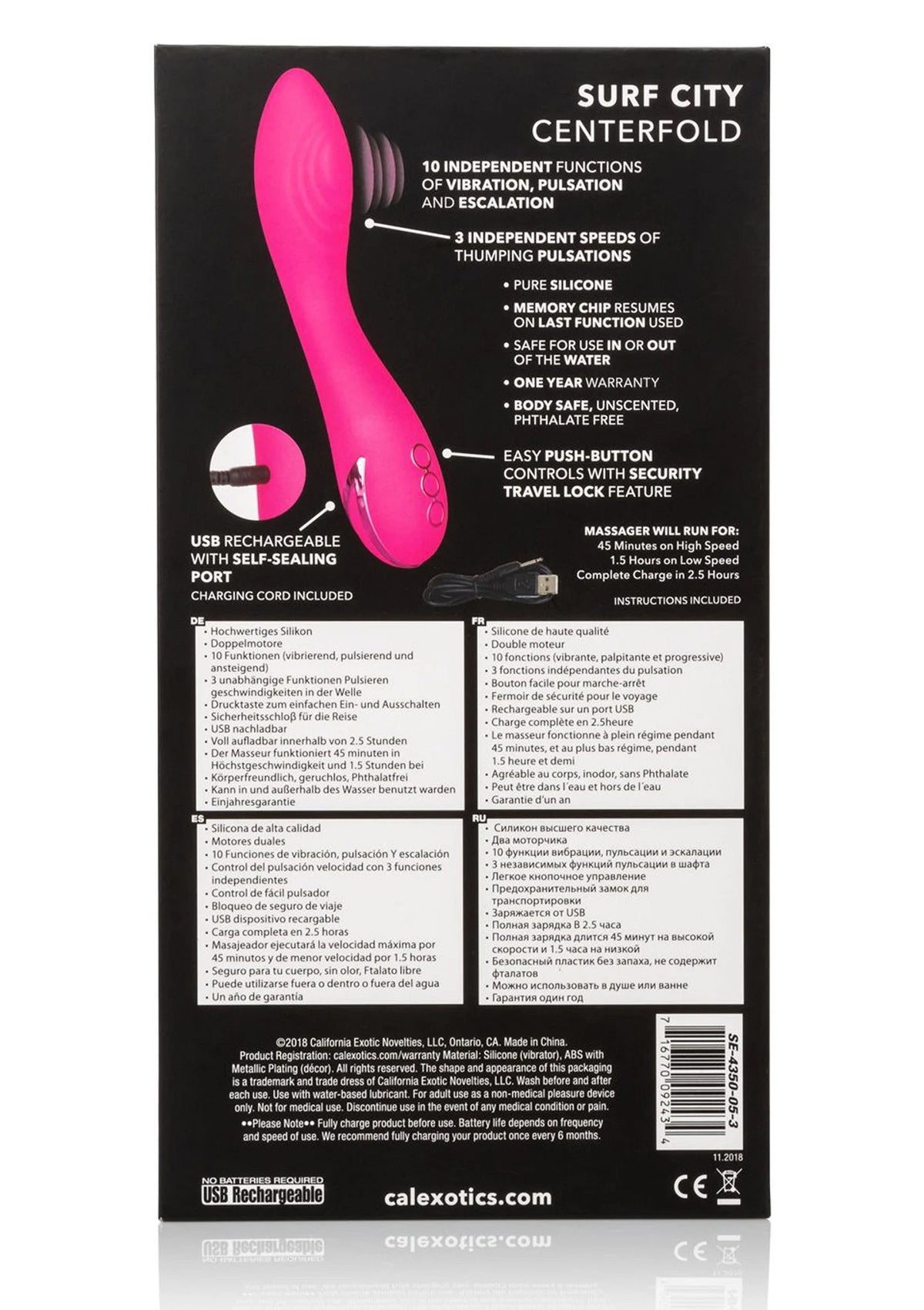 Bestel: California Dreaming Surf City Centerfold by CalExotics - bij Happytoys: de erotische sex webshop | liever Happy dan Easy ⭐⭐⭐⭐⭐
