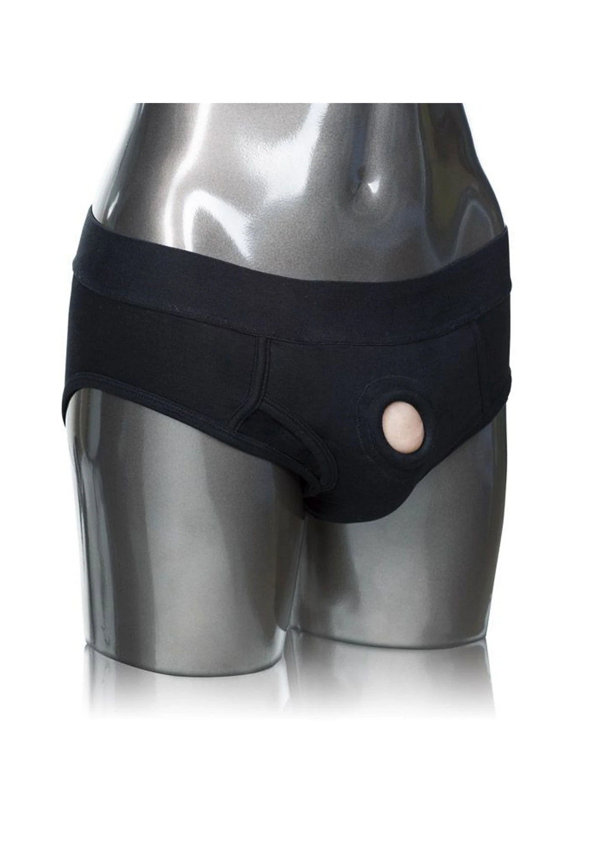 Bestel: Packer Gear Brief Harness for pegging by CalExotics - bij Happytoys: de erotische sex webshop | liever Happy dan Easy ⭐⭐⭐⭐⭐ - L/XL - 13485 - BLACK - L/XL