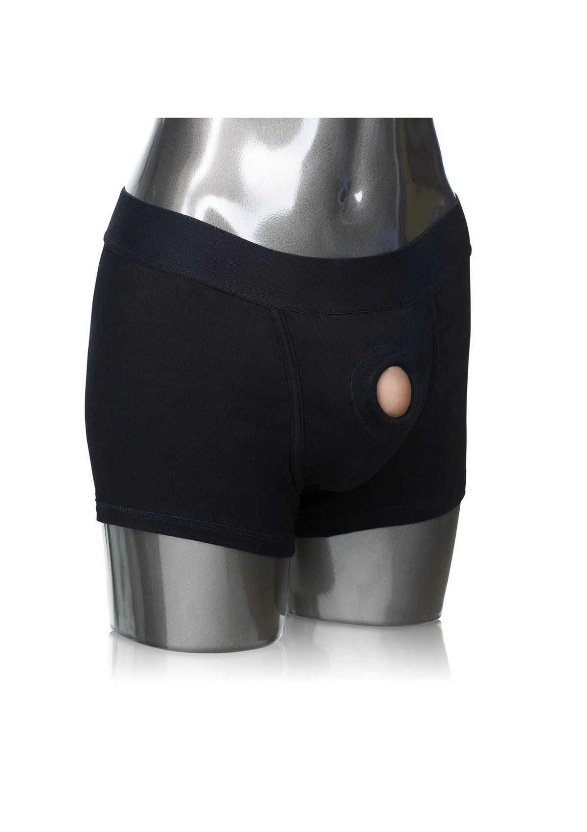 Bestel: Boxer Brief Harness for pegging by CalExotics - bij Happytoys: de erotische sex webshop | liever Happy dan Easy ⭐⭐⭐⭐⭐ - L/XL - 13486 - BLACK - L/XL