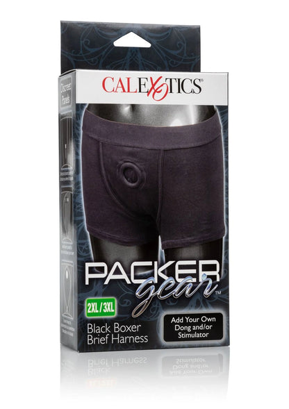 Bestel: Boxer Brief Harness for pegging by CalExotics - bij Happytoys: de erotische sex webshop | liever Happy dan Easy ⭐⭐⭐⭐⭐ - M/L - 13486 - BLACK - M/L