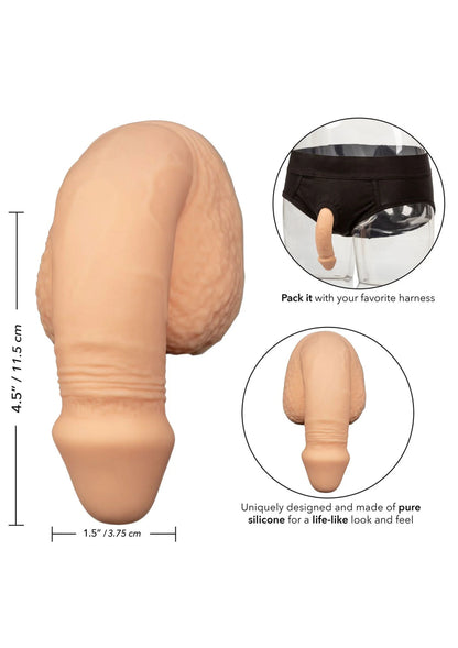 Bestel: 5 inch Silicone Packing Penis by CalExotics - bij Happytoys: de erotische sex webshop | liever Happy dan Easy ⭐⭐⭐⭐⭐