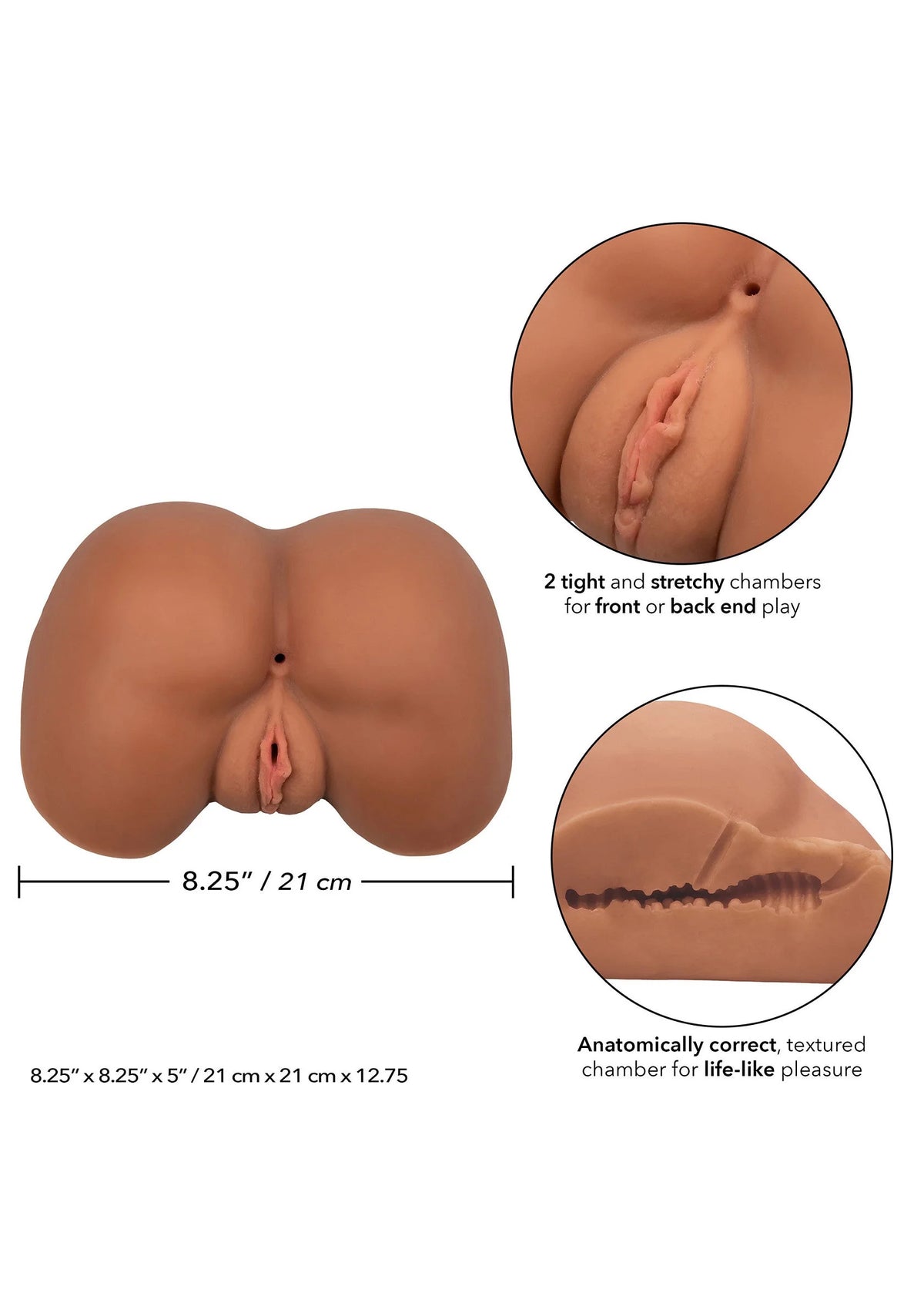 Bestel: Stroke It Life size Ass Skin by CalExotics - bij Happytoys: de erotische sex webshop | liever Happy dan Easy ⭐⭐⭐⭐⭐