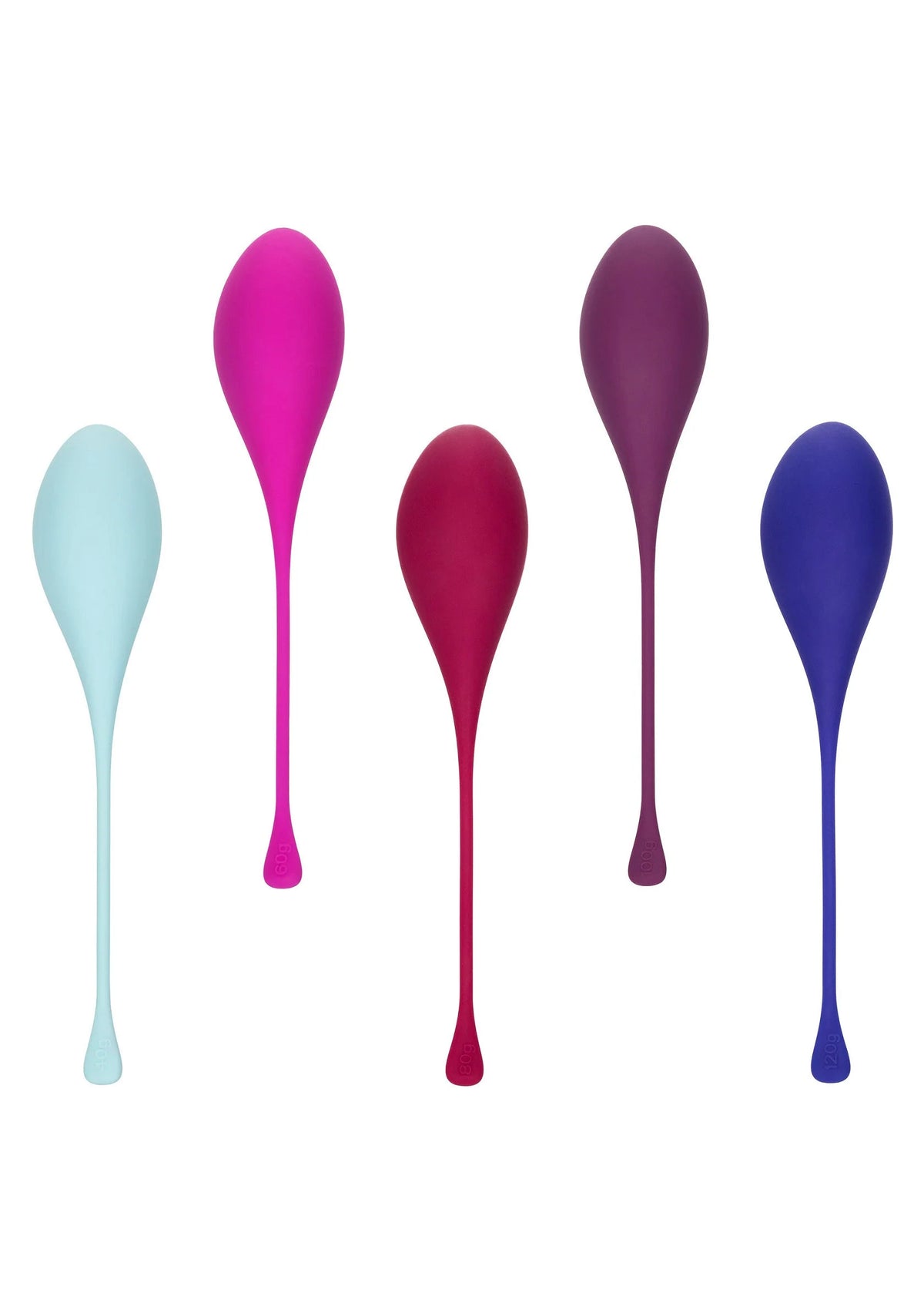 Bestel: Kegel Training 5 - Piece Set bekkenbodem trainer by CalExotics - bij Happytoys: de erotische sex webshop | liever Happy dan Easy ⭐⭐⭐⭐⭐ - Default Title - 13538 - MULTICOLOR