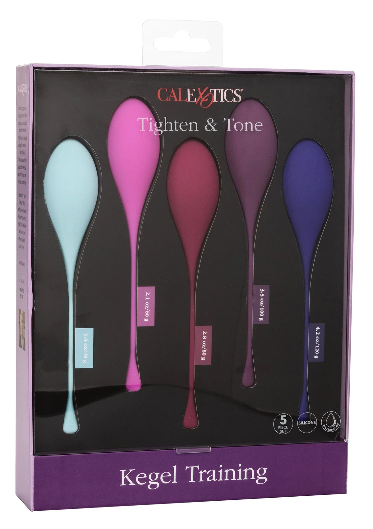 Bestel: Kegel Training 5 - Piece Set bekkenbodem trainer by CalExotics - bij Happytoys: de erotische sex webshop | liever Happy dan Easy ⭐⭐⭐⭐⭐