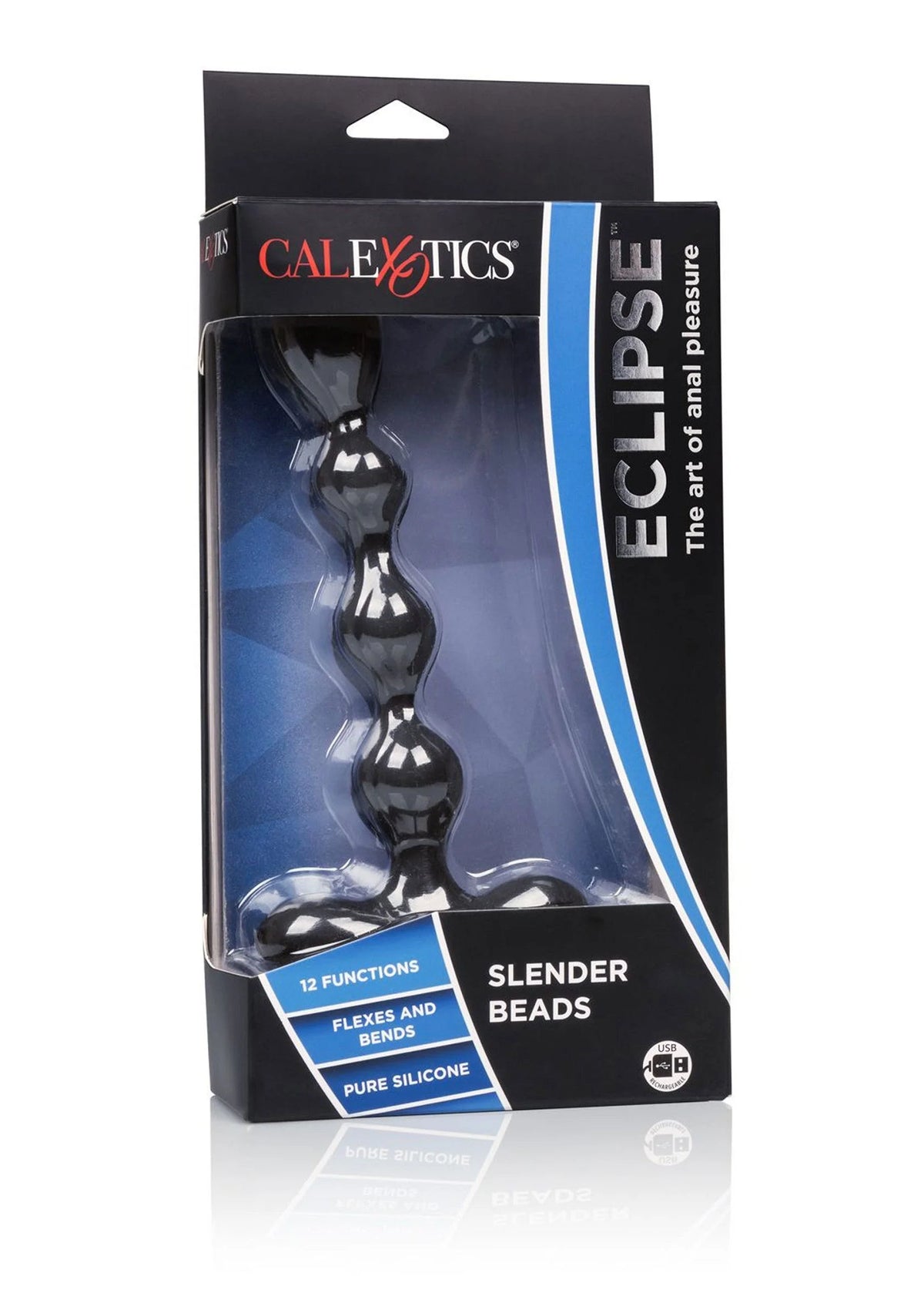 Bestel: Eclipse Slender Vibrating Anal Beads by CalExotics - bij Happytoys: de erotische sex webshop | liever Happy dan Easy ⭐⭐⭐⭐⭐