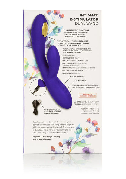 Bestel: Impulse Intimate E - Stimulator Dual Wand vibrator CalExotics by CalExotics - bij Happytoys: de erotische sex webshop | liever Happy dan Easy ⭐⭐⭐⭐⭐