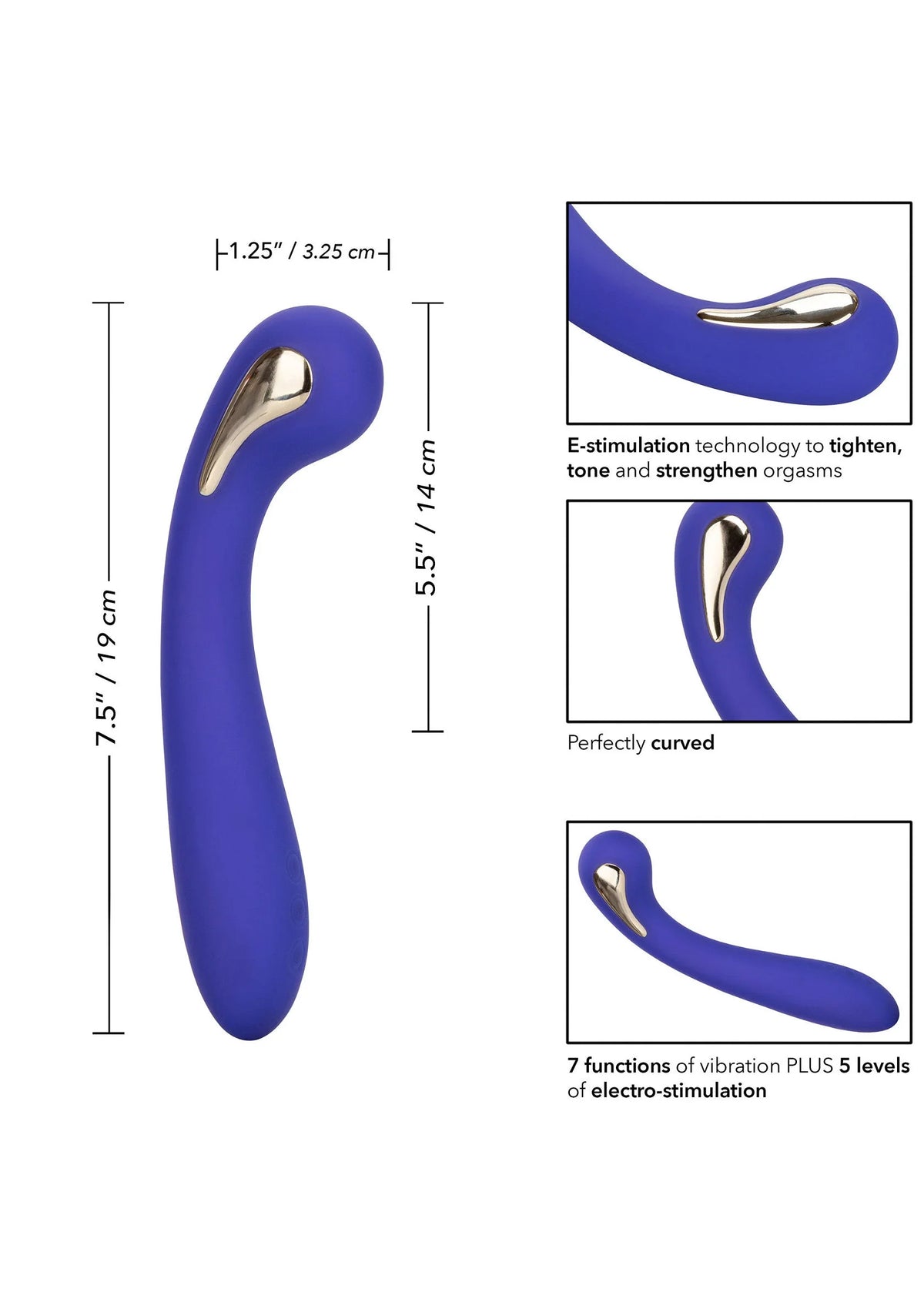 Bestel: Impulse Intimate E - Stimulator Petite G Wand vibrator by CalExotics - bij Happytoys: de erotische sex webshop | liever Happy dan Easy ⭐⭐⭐⭐⭐