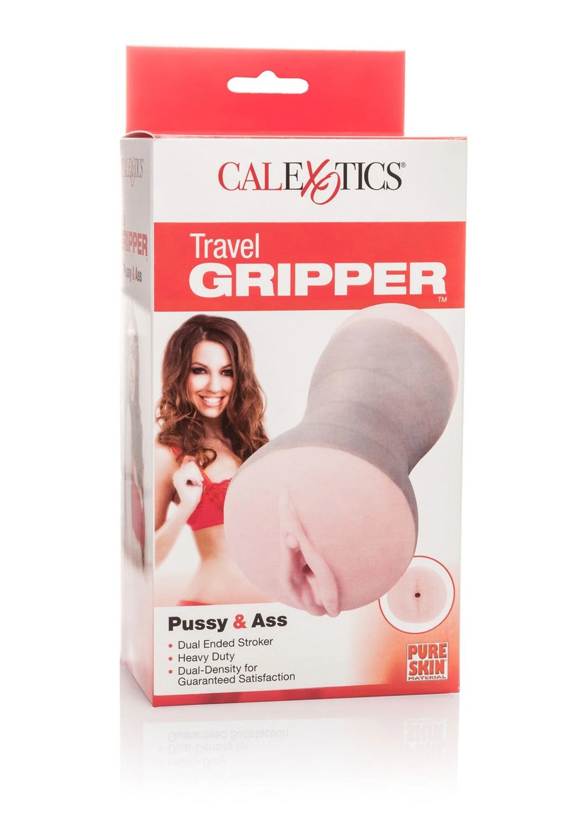 Bestel: Travel Gripper Pussy & Ass stroker by CalExotics - bij Happytoys: de erotische sex webshop | liever Happy dan Easy ⭐⭐⭐⭐⭐