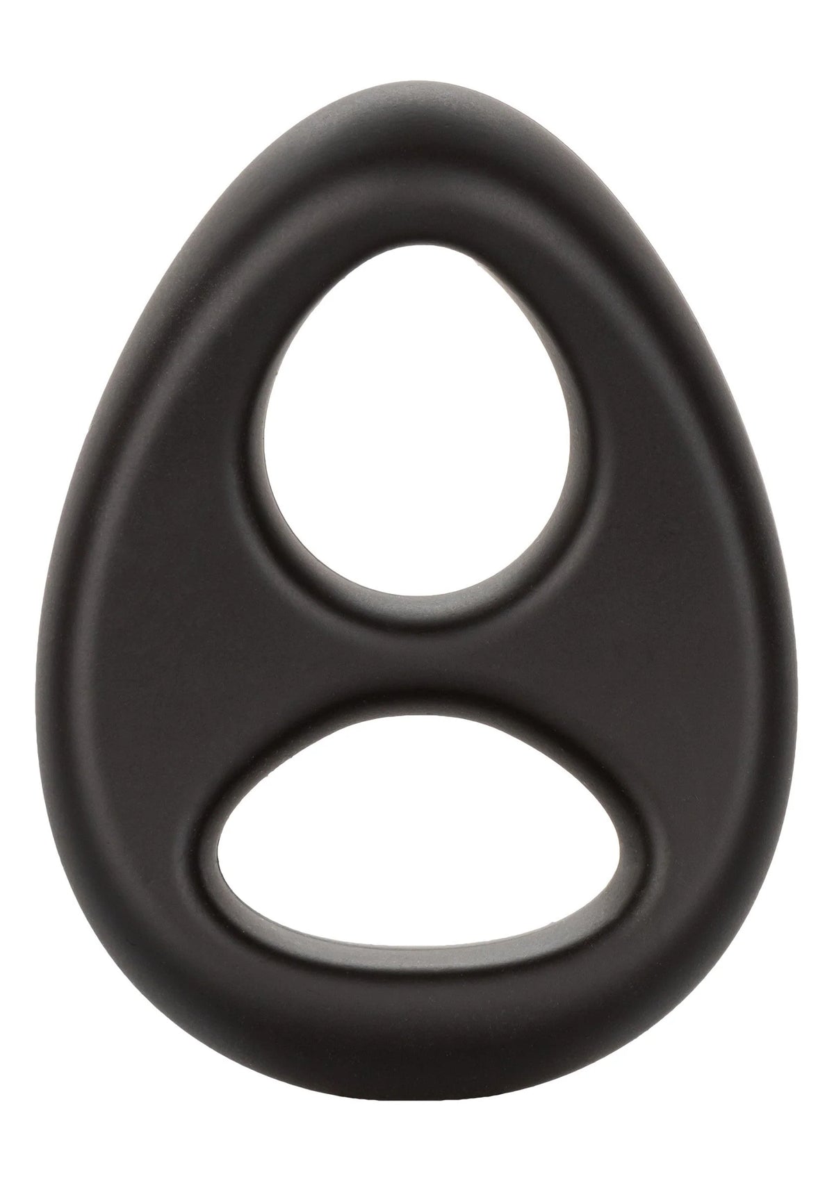 Bestel: Ultra - Soft Dual Ring Cock & Scrotum ring by CalExotics - bij Happytoys: de erotische sex webshop | liever Happy dan Easy ⭐⭐⭐⭐⭐ - Default Title - 13656 - BLACK