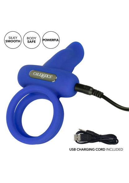 Bestel: Silicone Rechargeable Dual Pleaser Enhancer by CalExotics - bij Happytoys: de erotische sex webshop | liever Happy dan Easy ⭐⭐⭐⭐⭐