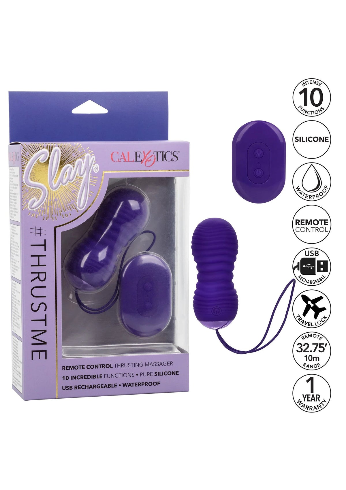Bestel: #ThrustMe by CalExotics Slay - bij Happytoys: de erotische sex webshop | liever Happy dan Easy ⭐⭐⭐⭐⭐