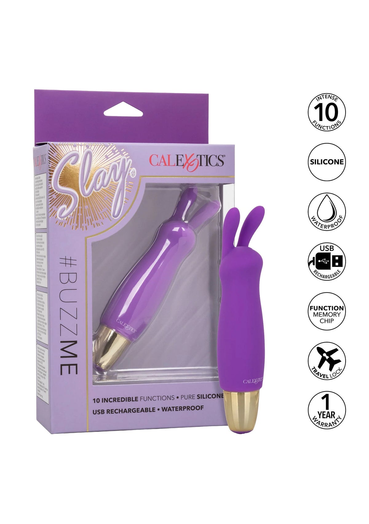 Bestel: Slay #BuzzMe by CalExotics - bij Happytoys: de erotische sex webshop | liever Happy dan Easy ⭐⭐⭐⭐⭐