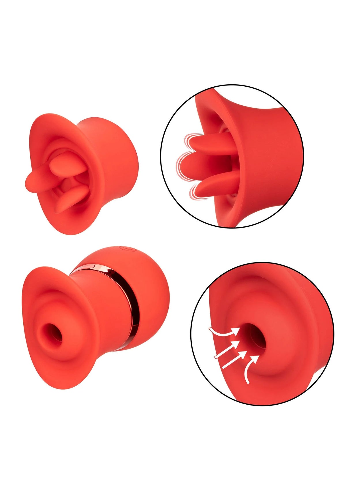 Bestel: French Kiss Suck & Play Interchangeable Set by CalExotics - bij Happytoys: de erotische sex webshop | liever Happy dan Easy ⭐⭐⭐⭐⭐