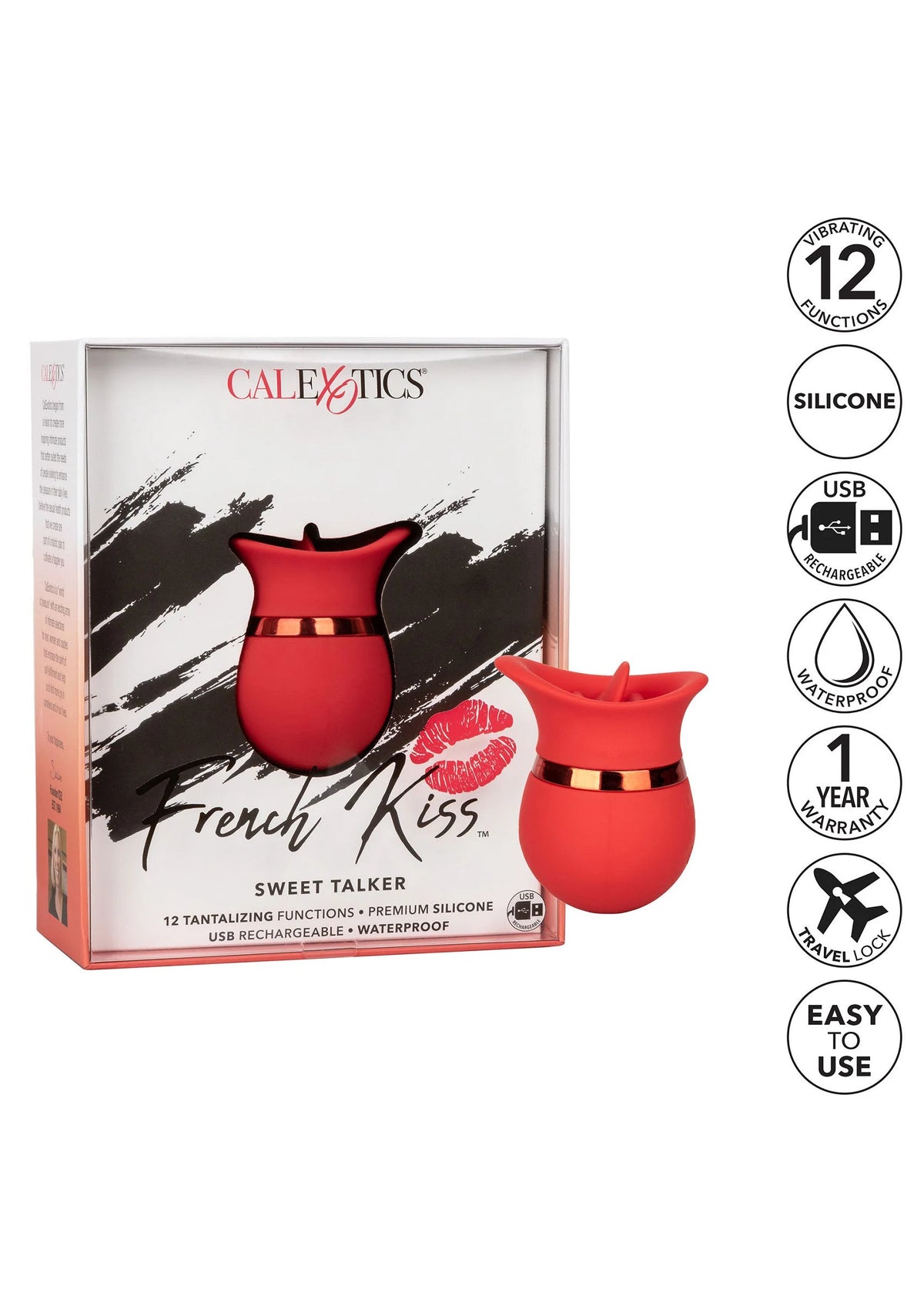Bestel: French Kiss Sweet Talker Teaser by CalExotics - bij Happytoys: de erotische sex webshop | liever Happy dan Easy ⭐⭐⭐⭐⭐