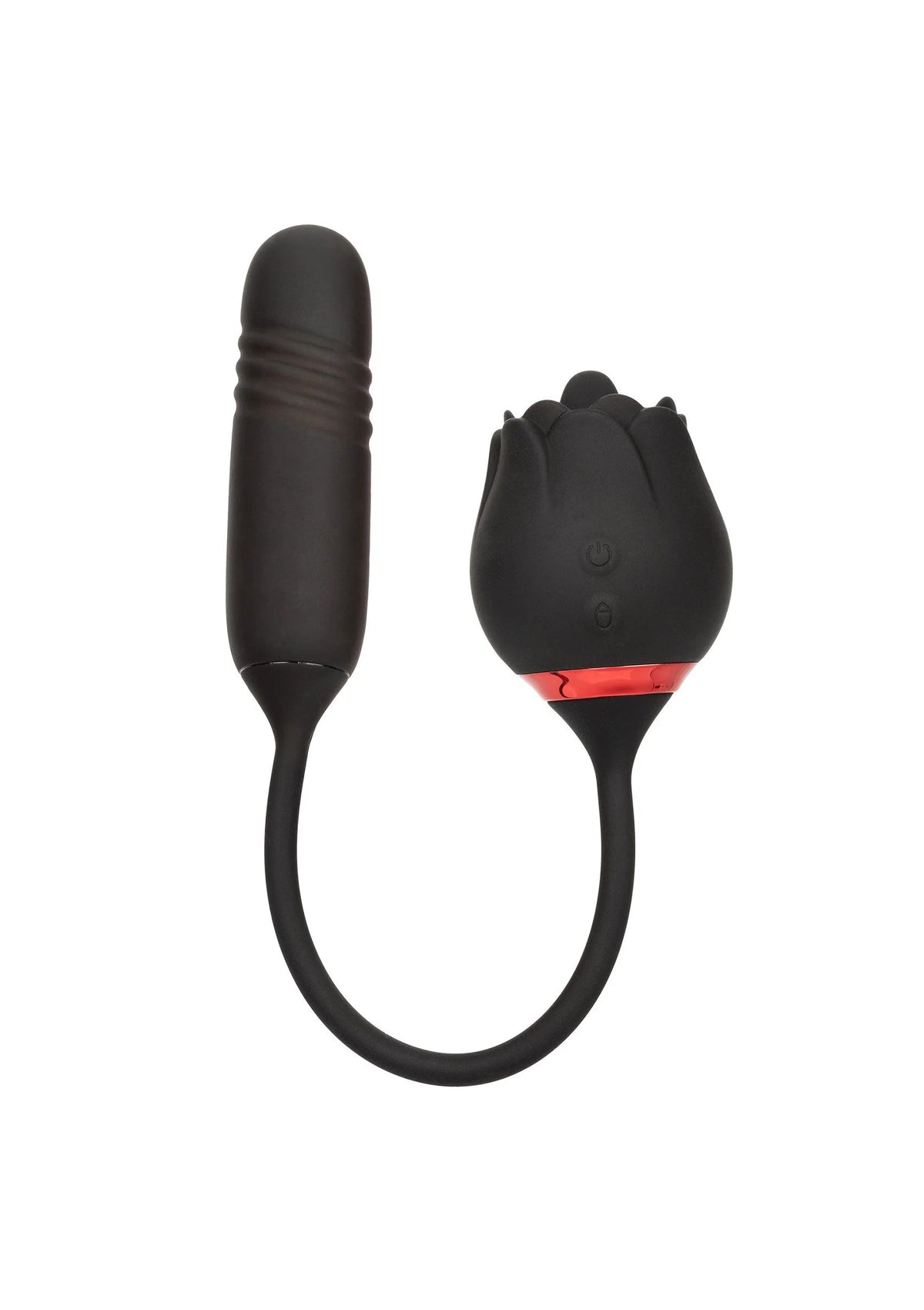 Bestel: French Kiss Elite Romeo double action vibrator by CalExotics - bij Happytoys: de erotische sex webshop | liever Happy dan Easy ⭐⭐⭐⭐⭐ - Default Title - 13967 - BLACK