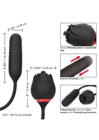 Bestel: French Kiss Elite Romeo double action vibrator by CalExotics - bij Happytoys: de erotische sex webshop | liever Happy dan Easy ⭐⭐⭐⭐⭐