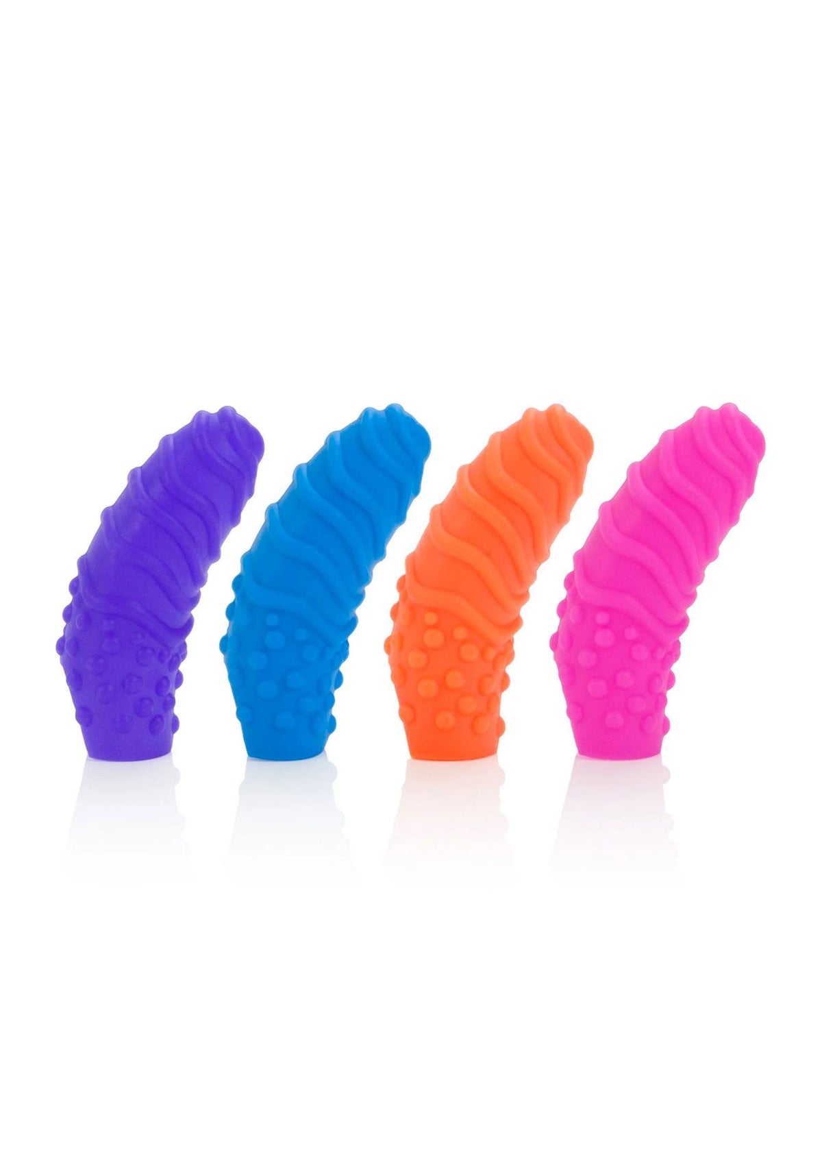 Bestel: Intimate Play Silicone Finger Swirls finger sleeve by CalExotics - bij Happytoys: de erotische sex webshop | liever Happy dan Easy ⭐⭐⭐⭐⭐ - Default Title - 14015 - ASSORT