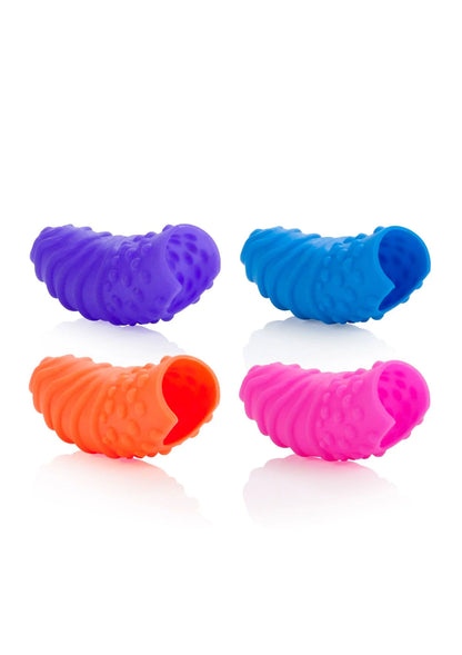 Bestel: Intimate Play Silicone Finger Swirls finger sleeve by CalExotics - bij Happytoys: de erotische sex webshop | liever Happy dan Easy ⭐⭐⭐⭐⭐