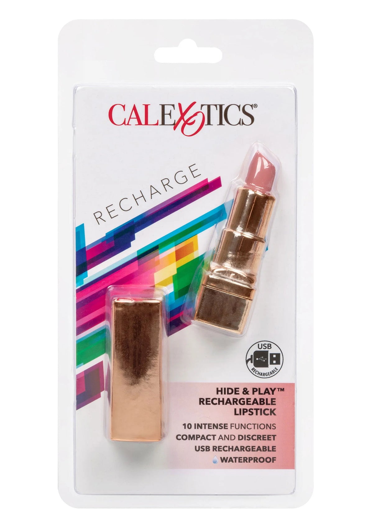 Bestel: Hide & Play Lipstick Rechargeable by CalExotics - bij Happytoys: de erotische sex webshop | liever Happy dan Easy ⭐⭐⭐⭐⭐