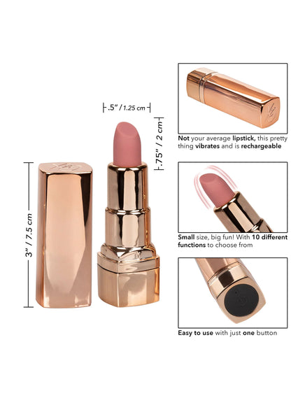 Bestel: Hide & Play Lipstick Rechargeable by CalExotics - bij Happytoys: de erotische sex webshop | liever Happy dan Easy ⭐⭐⭐⭐⭐