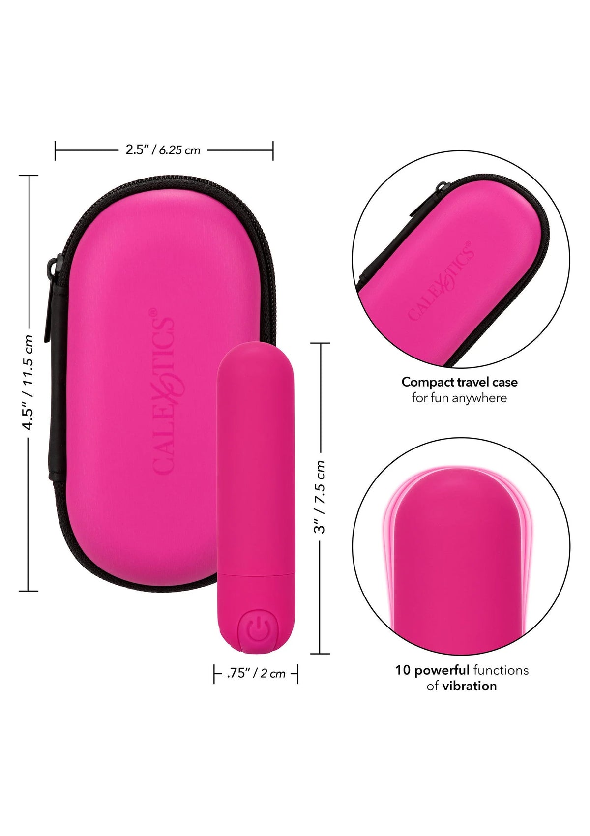 Bestel: Rechargeable Hideaway Bullet by CalExotics - bij Happytoys: de erotische sex webshop | liever Happy dan Easy ⭐⭐⭐⭐⭐