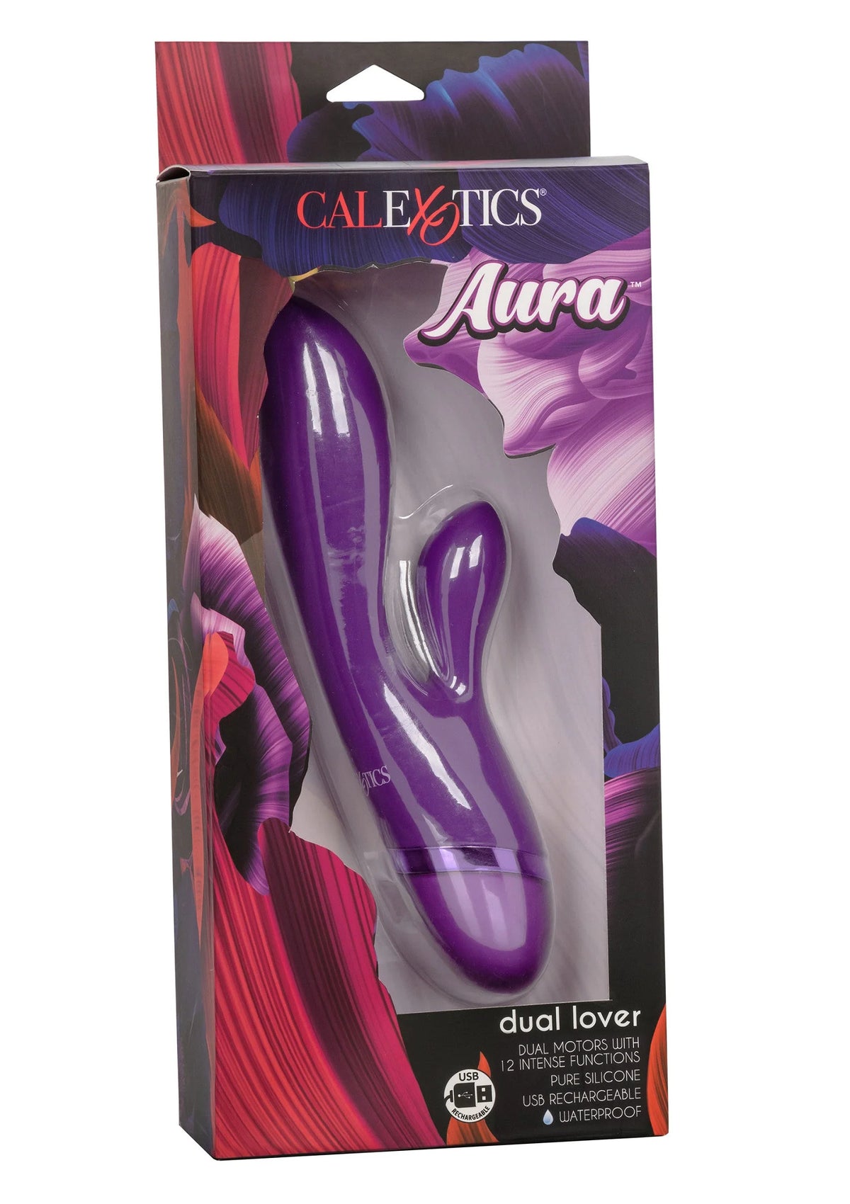 Bestel: Aura Dual Lover by CalExotics - bij Happytoys: de erotische sex webshop | liever Happy dan Easy ⭐⭐⭐⭐⭐