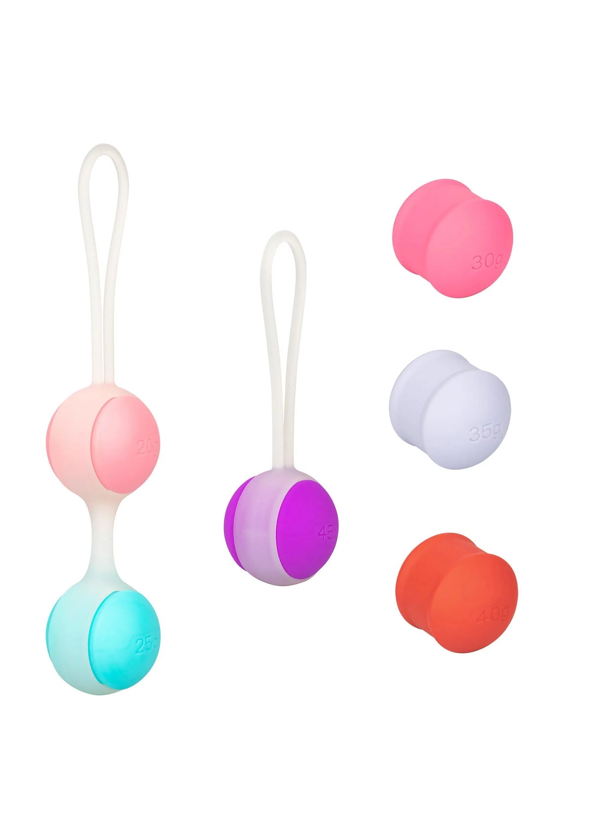 Bestel: CalExotics She - ology Interchangeable Weighted Kegel Set - bij Happytoys: de erotische sex webshop | liever Happy dan Easy ⭐⭐⭐⭐⭐ - Default Title - 14061 - ASSORT