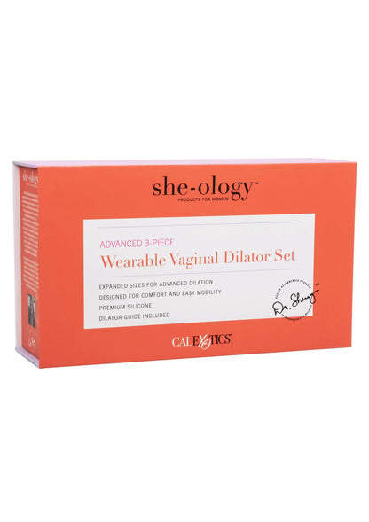 Bestel: She - ology Advanced 3 - Piece Wearable Vaginal Dilator Set by CalExotics - bij Happytoys: de erotische sex webshop | liever Happy dan Easy ⭐⭐⭐⭐⭐