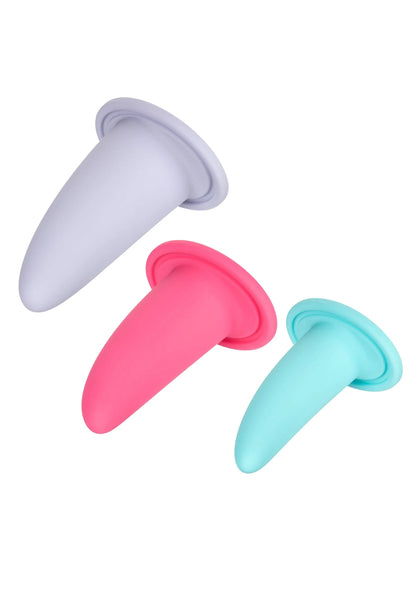 Bestel: She - ology Advanced 3 - Piece Wearable Vaginal Dilator Set by CalExotics - bij Happytoys: de erotische sex webshop | liever Happy dan Easy ⭐⭐⭐⭐⭐
