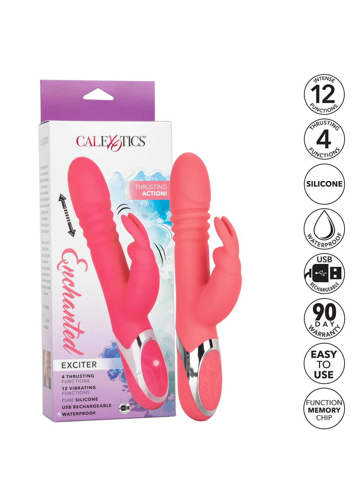 Bestel: Enchanted Exciter Rabbit vibrator by CalExotics - bij Happytoys: de erotische sex webshop | liever Happy dan Easy ⭐⭐⭐⭐⭐
