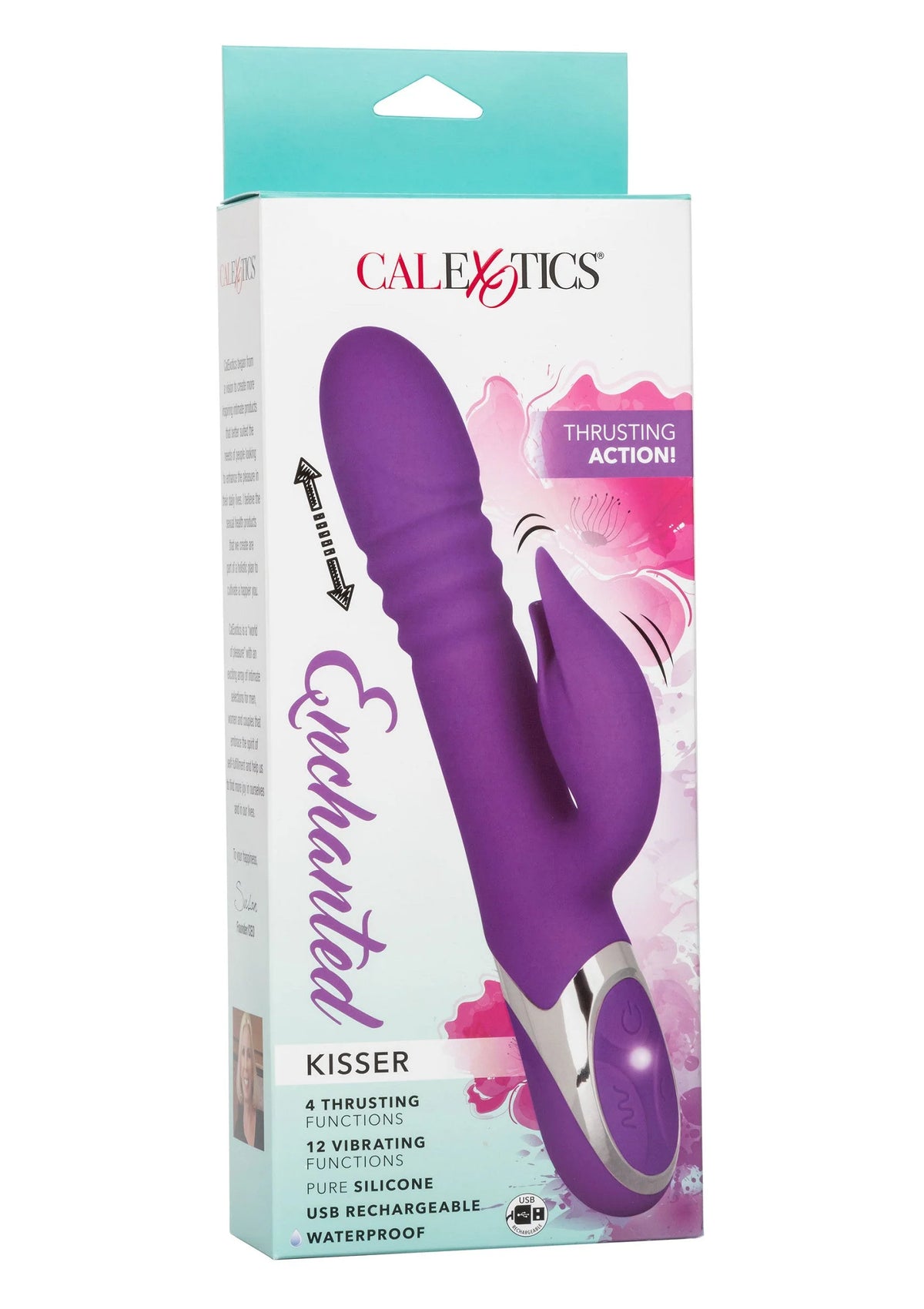 Bestel: Enchanted Kisser Rotating Vibrator by CalExotics - bij Happytoys: de erotische sex webshop | liever Happy dan Easy ⭐⭐⭐⭐⭐