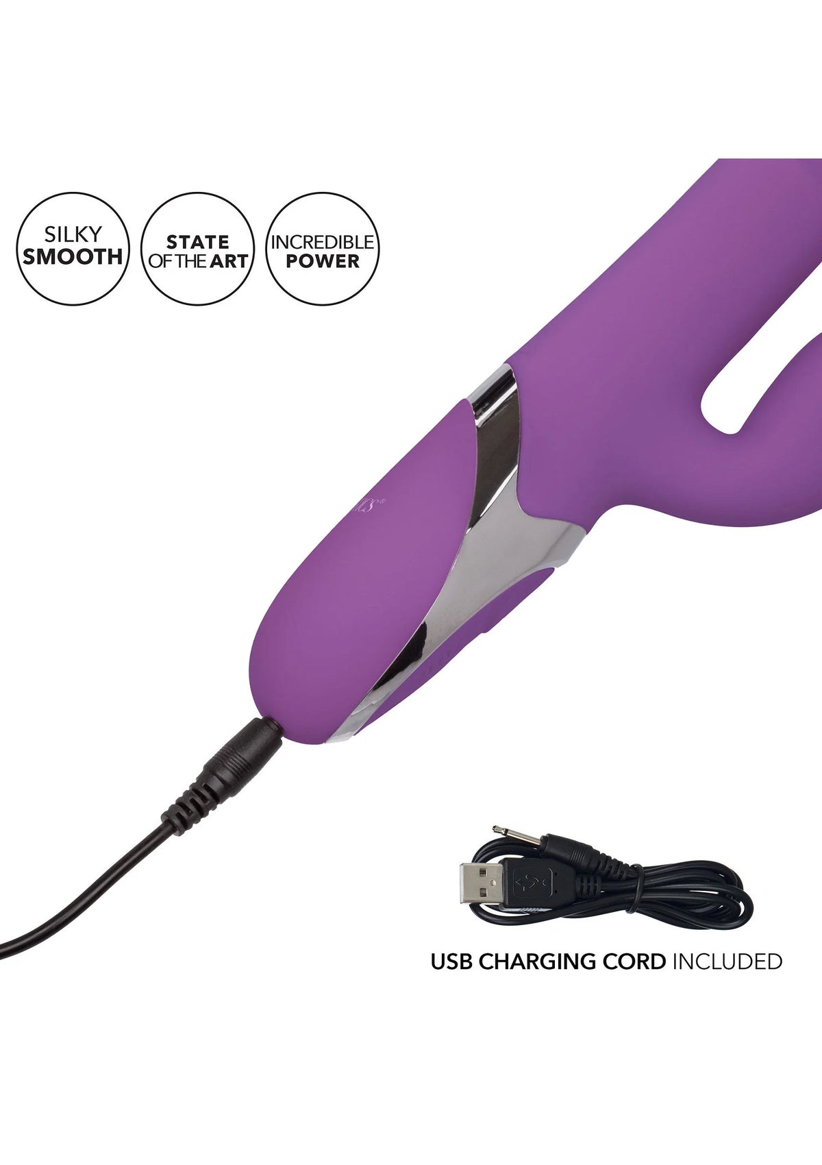 Bestel: Enchanted Kisser Rotating Vibrator by CalExotics - bij Happytoys: de erotische sex webshop | liever Happy dan Easy ⭐⭐⭐⭐⭐